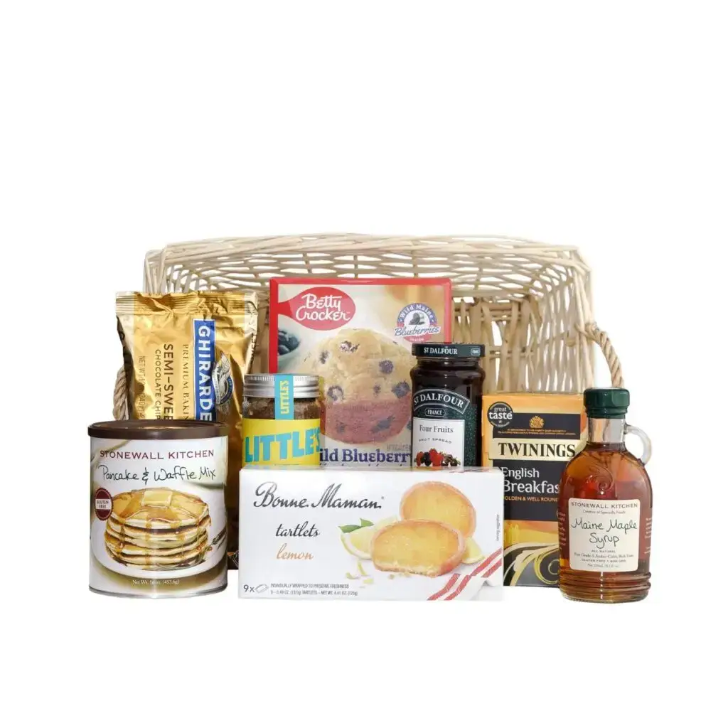 breakfast in bed luxury morning date gift basket