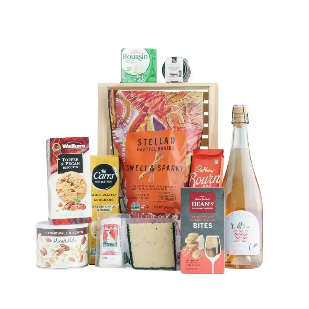 the perfect pairing gift basket