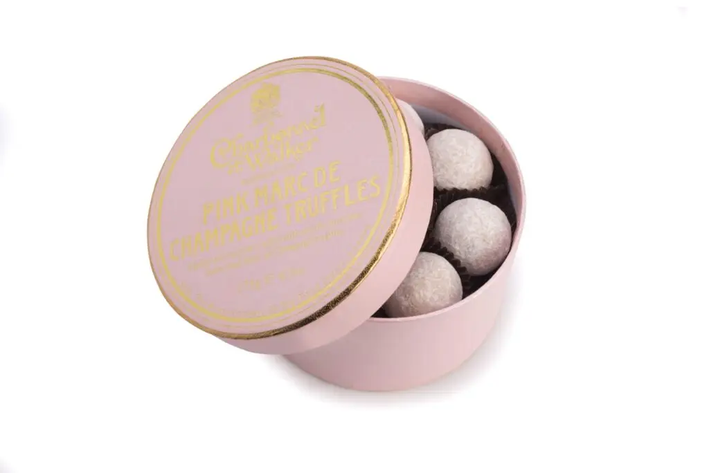 milk&pink marc de champ truffles