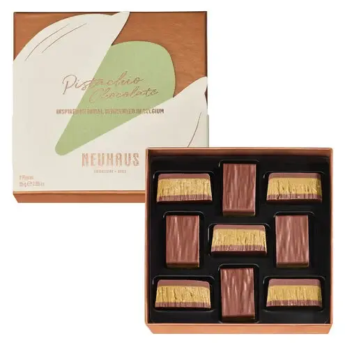 small copper pistachio box